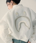 A BATHING APE Ladies' OVERSIZED SHARK MA-1 JACKET