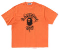 A BATHING APE MAD COLLEGE GARMRNT DYED RELAXED FIT TEE