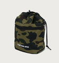 A BATHING APE 1ST CAMO DRAWSTRING BAG