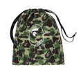 A BATHING APE BAPE x SUBU ABC CAMO PUFFER SANDALS w/ POUCH
