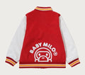 A BATHING APE BAPE KIDS BABY MILO VARSITY JACKET