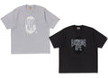 A BATHING APE BLUR GRAPHIC GARMENT DYE OVERSIZED TEE