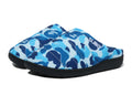 A BATHING APE BAPE x SUBU ABC CAMO PUFFER SANDALS w/ POUCH