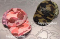 A BATHING APE Ladies' 1ST CAMO CRYSTAL STONE BAPE STA LOGO MESH CAP