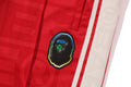 A BATHING APE LUX SPORT PATTERN JACQUARD TRACK PANTS