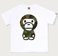 A BATHING APE BAPE KIDS 1ST CAMO BIG BABY MILO TEE