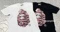 A BATHING APE Ladies' TIGER CAMO MILO ON BIG APE TEE