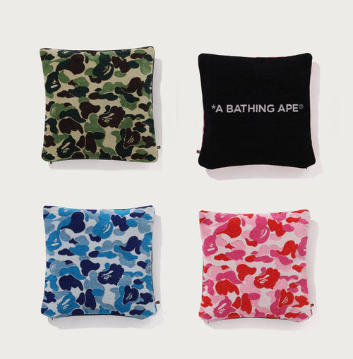 A BATHING APE ABC CAMO CUSHION