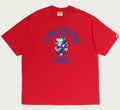 A BATHING APE STA STRIKE CAMO COLLEGE RELAXED FIT TEE