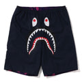 A BATHING APE COLOR CAMO SHARK REVERSIBLE SHORTS