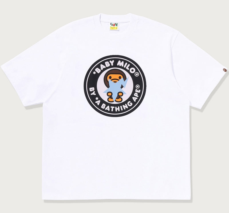 A BATHING APE BABY MILO BAPE STA BUSY WORKS RELAXED FIT TEE