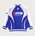 A BATHING APE BAPE SOCCER LOGO WARM UP RELAXED FIT L/S TEE