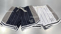 A BATHING APE MULTI LOGO REVERSIBLE RELAXED FIT SWEAT SHORTS