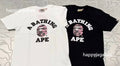 A BATHING APE Ladies' TIGER CAMO COLLEGE TEE