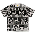 A BATHING APE LUX SPORT PATTERN OVERSIZED TEE