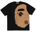 A BATHING APE BLEACHED BIG APE HEAD RELAXED FIT TEE