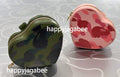 A BATHING APE Ladies' 1ST CAMO HEART SHAPED COIN CASE