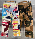 A BATHING APE BAPE x KIDSUPER PATCHWORK TRACK PANTS