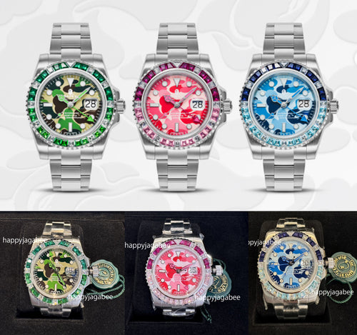 A BATHING APE TYPE 2 BAPEX ABC CAMO CRYSTAL STONE
