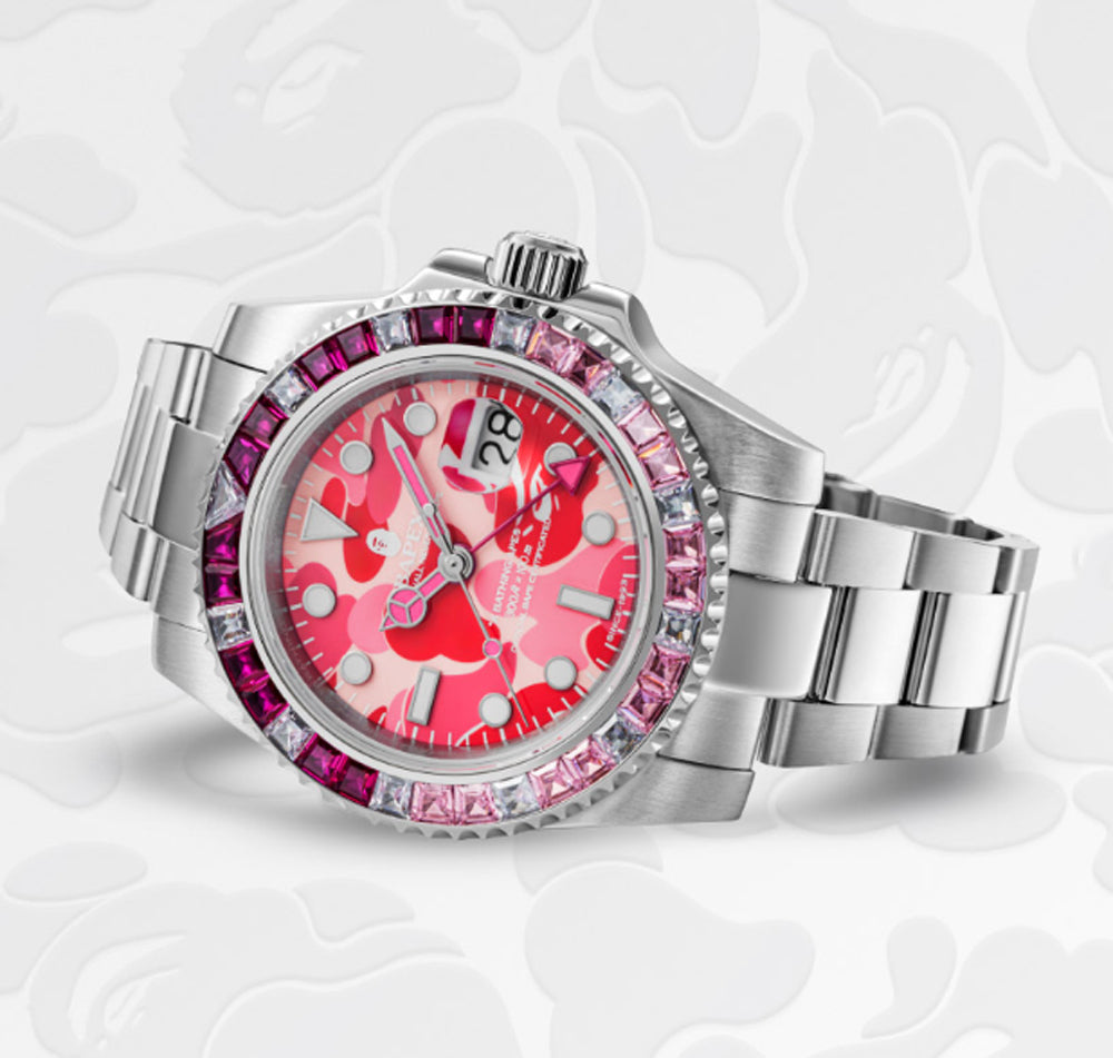 A BATHING APE TYPE 2 BAPEX ABC CAMO CRYSTAL STONE