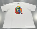 A BATHING APE BAPE x KIDSUPER PAINTING APE HEAD TEE