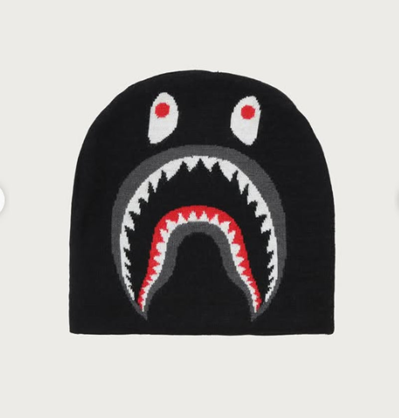 A BATHING APE SHARK KNIT CAP