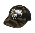 A BATHING APE 1ST CAMO NYC LOGO MESH CAP