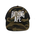 A BATHING APE 1ST CAMO NYC LOGO MESH CAP