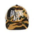A BATHING APE 1ST CAMO NYC LOGO MESH CAP