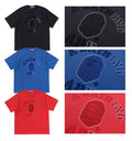 A BATHING APE GARMENT DYE COLLEGE RELAXED FIT TEE