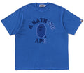 A BATHING APE GARMENT DYE COLLEGE RELAXED FIT TEE