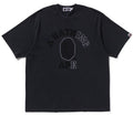 A BATHING APE GARMENT DYE COLLEGE RELAXED FIT TEE