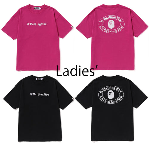 A BATHING APE Ladies' PIGMENT DYE TEE ( RELAXED FIT )