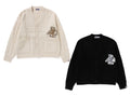 A BATHING APE CABLE KNIT CARDIGUN
