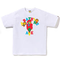 A BATHING APE COLORS COLLEGE MILO TEE
