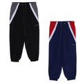 A BATHING APE COLOR BLOCKING METAL LOGO PIN TRACK PANTS