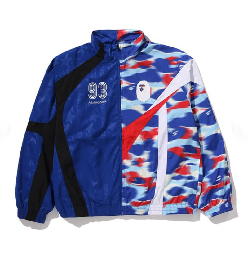 A BATHING APE SPLIT STAND COLLAR TRACK JACKET