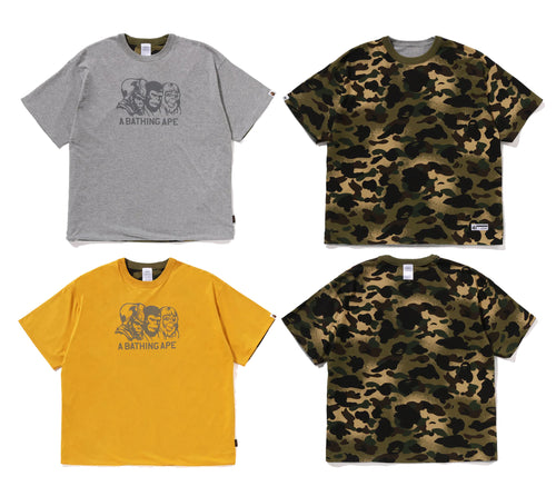 A BATHING APE A BATHING APE DOUBLE FACE TEE BAPE LEGACY ( REVERSIBLE TYPE )