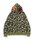 A BATHING APE JAPAN LIMITED COLLECTION BAPE STORE ZOZOTOWN SEPARATE SHARK FULL ZIP HOODIE