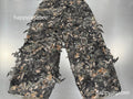 A BATHING APE TREE EDGE CAMO LASER CUT RELAXED FIT MILITARY PANTS