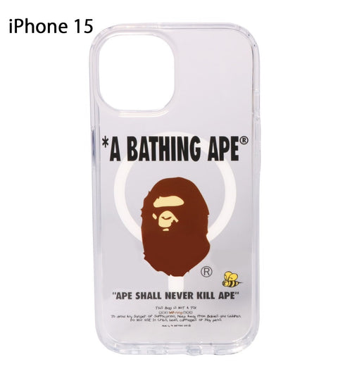 A BATHING APE A BATHING APE IPHONE 15 CLEAR CASE