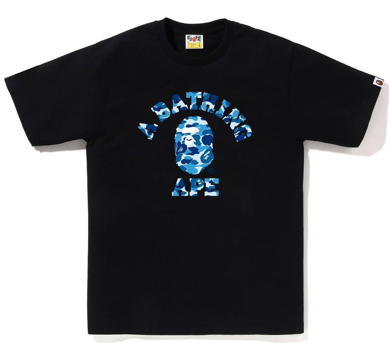 A BATHING APE ABC CAMO COLLEGE TEE - happyjagabee store