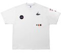 A BATHING APE BAPE BY KAZUKO KURAISHI MULTI PATCH MILITARY TEE
