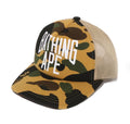 A BATHING APE 1ST CAMO NYC LOGO MESH CAP