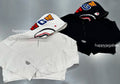 A BATHING APE Ladies' SHARK CROPPED FULL ZIP HOODIE