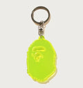 A BATHING APE APE HEAD REFLECTIVE KEYCHAIN