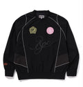 A BATHING APE MULTI LOGO RELAXED FIT PULLOVER