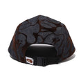 A BATHING APE CAMO FLOCKED DENIM JET CAP
