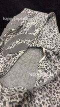 A BATHING APE WILD LEOPARD PATTERN SHARK RELAXED FULL ZIP HOODIE