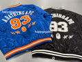 A BATHING APE BAPE x M&N NBA NEW JERSEY NETS SATIN JACKET